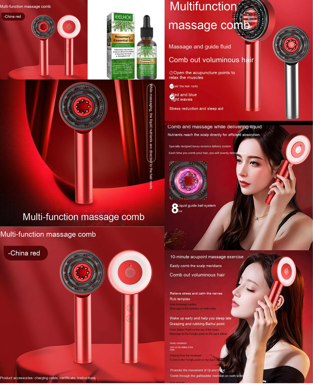 Comb Scalp Massager