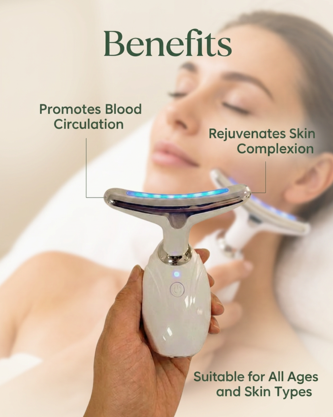 Neck & Face Lifting LED Therapy Device