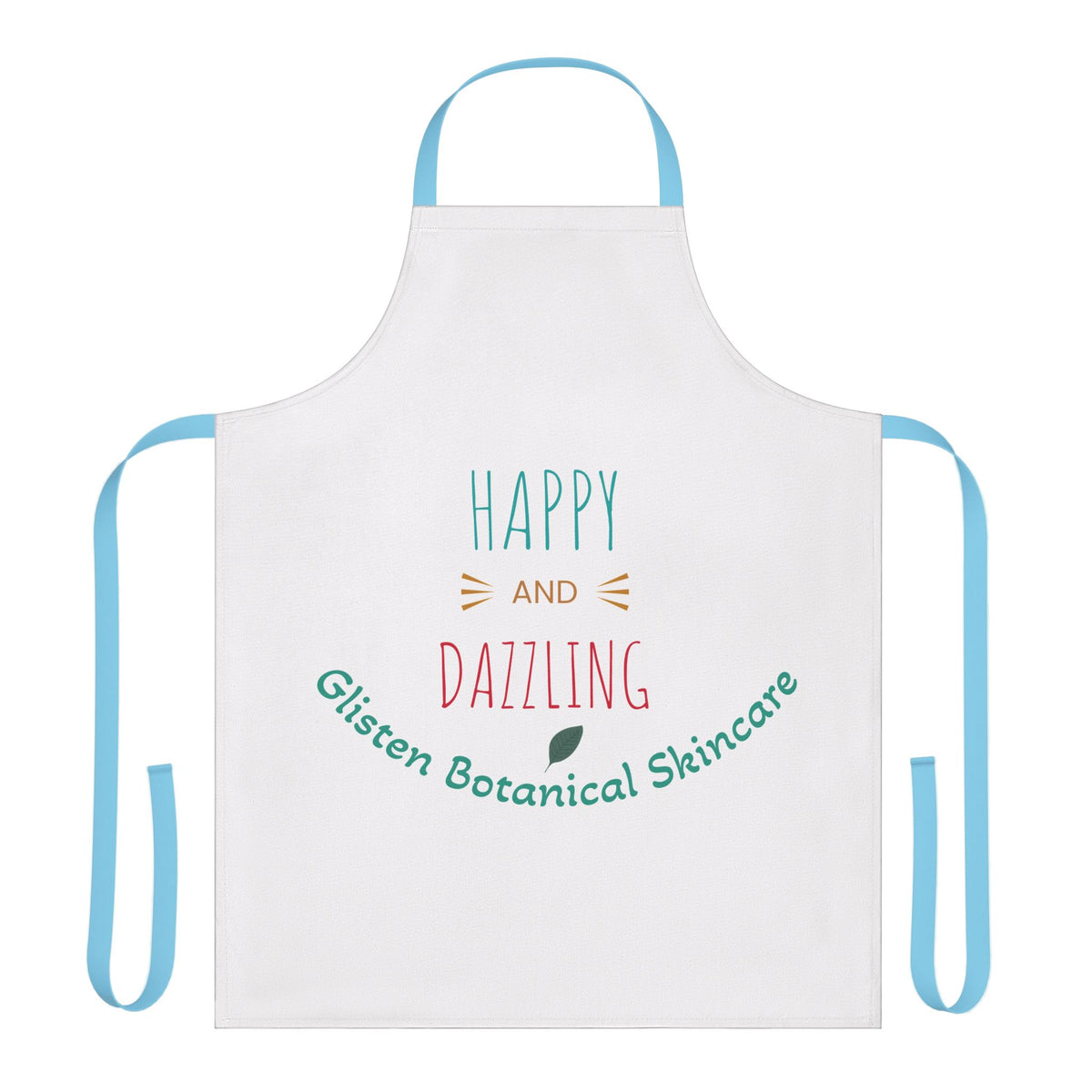 Happy and Dazzling Botanical Skincare Apron — Cute Spa/Beauty Gift