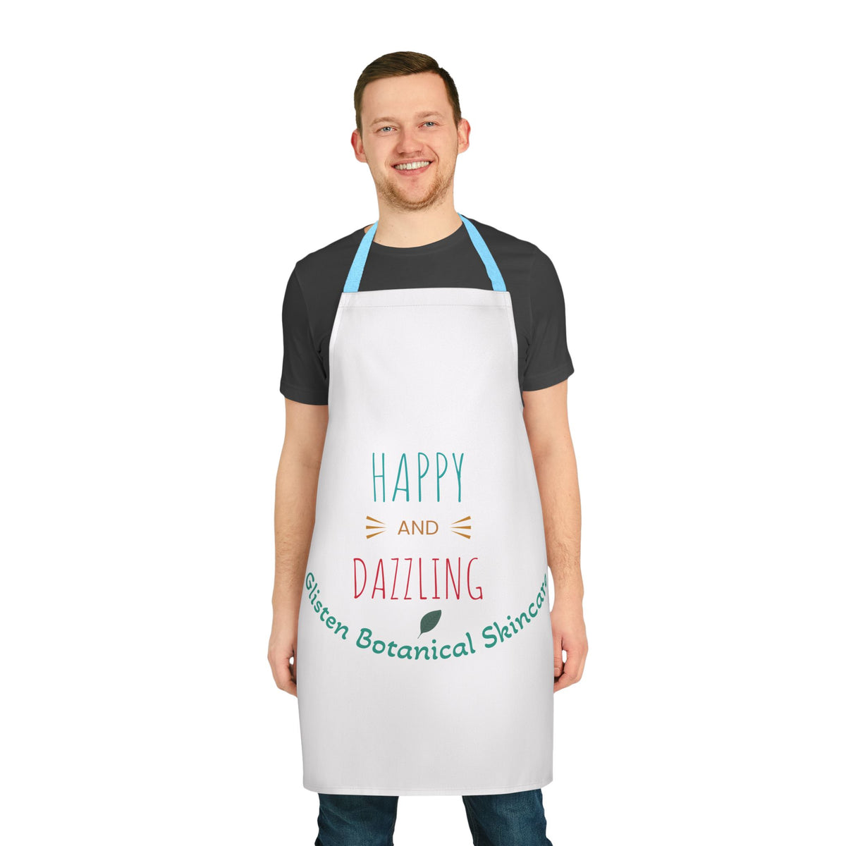 Happy and Dazzling Botanical Skincare Apron — Cute Spa/Beauty Gift