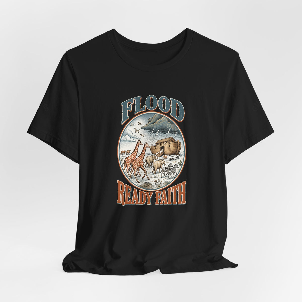 Flood Ready Faith Ark Animals T-Shirt