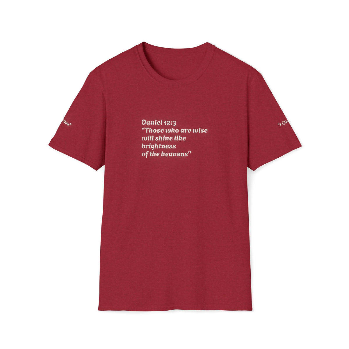 Biblical Quote T-Shirt — “Daniel 12:3” Inspirational Scripture Tee