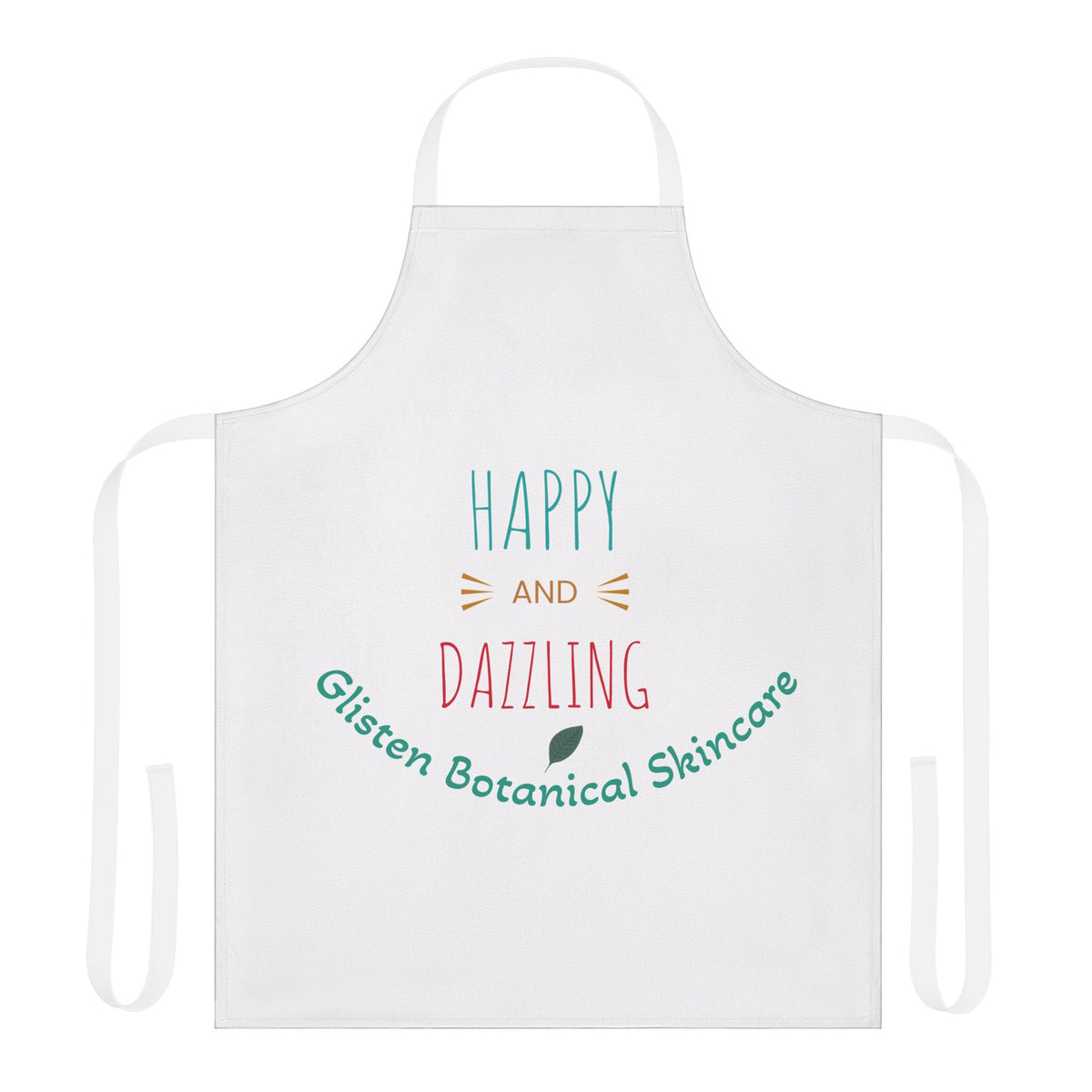 Happy and Dazzling Botanical Skincare Apron — Cute Spa/Beauty Gift