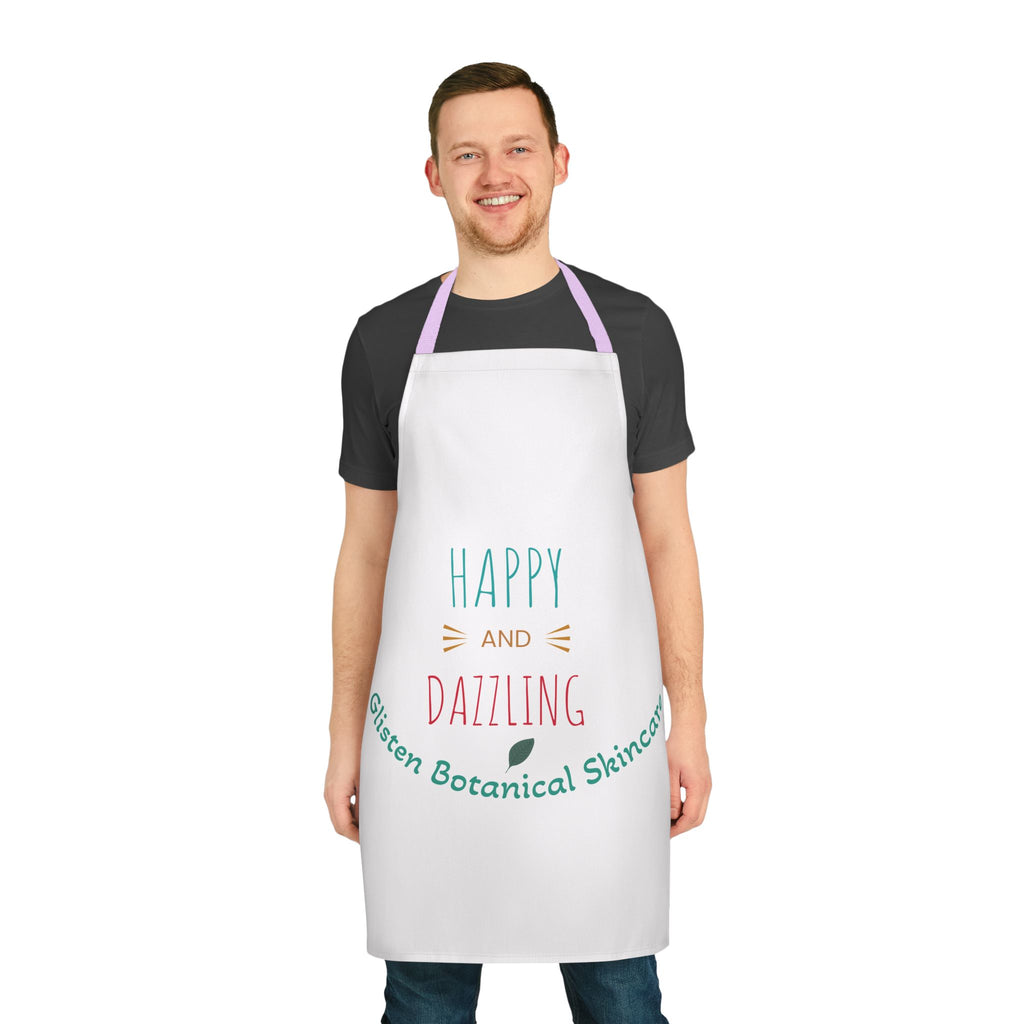 Happy and Dazzling Botanical Skincare Apron — Cute Spa/Beauty Gift