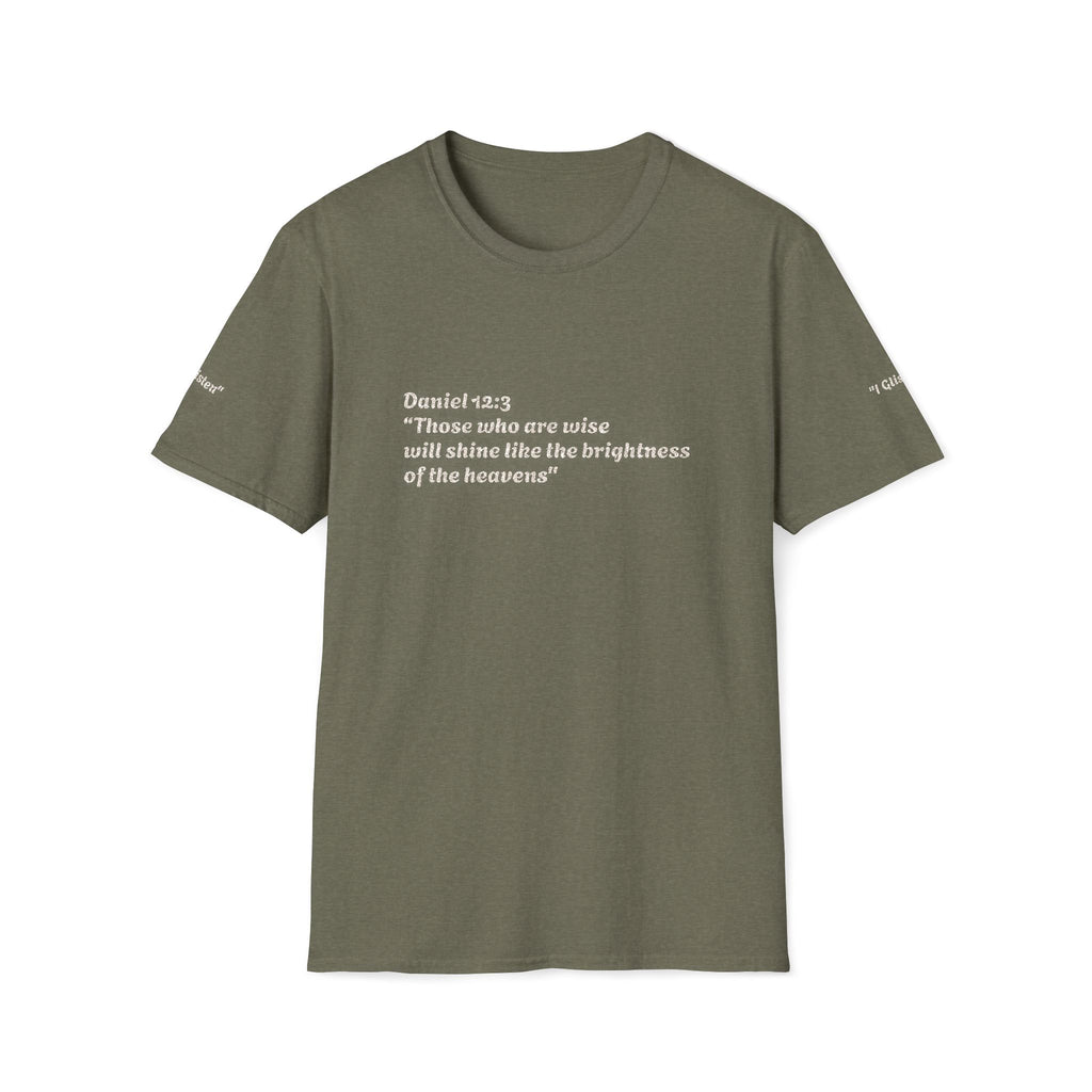 Biblical Quote T-Shirt — “Daniel 12:3” Inspirational Scripture Tee