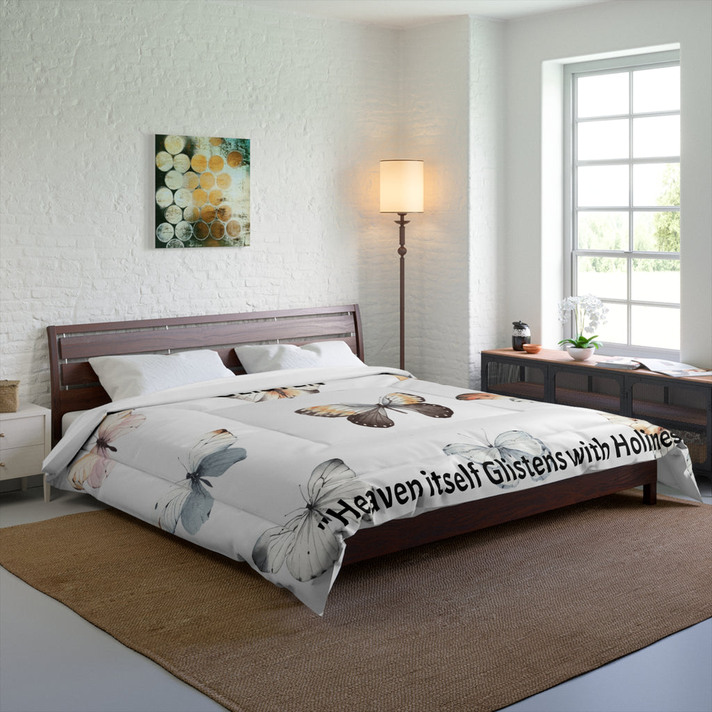 Comforter — 'Sweet Dreams' Pastel Paw Print Kids Comforter