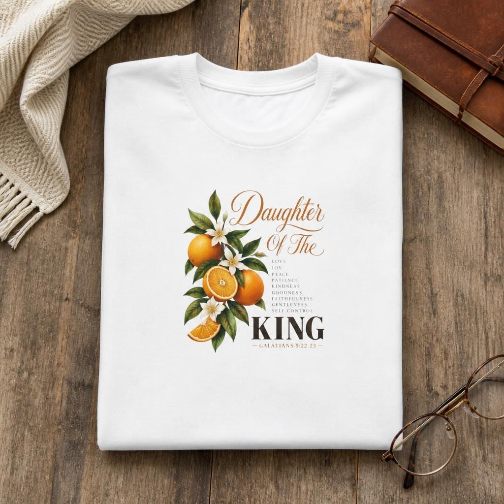 Daughter of the King Galatians 5:22-23 T-Shirt
