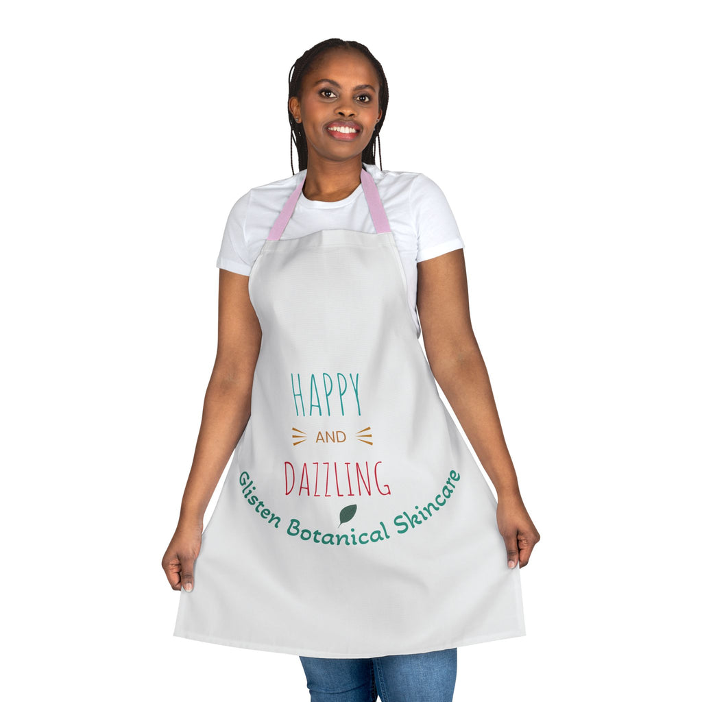 Happy and Dazzling Botanical Skincare Apron — Cute Spa/Beauty Gift