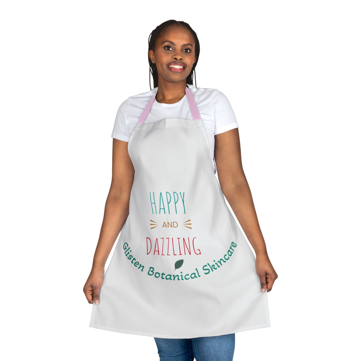 Happy and Dazzling Botanical Skincare Apron — Cute Spa/Beauty Gift
