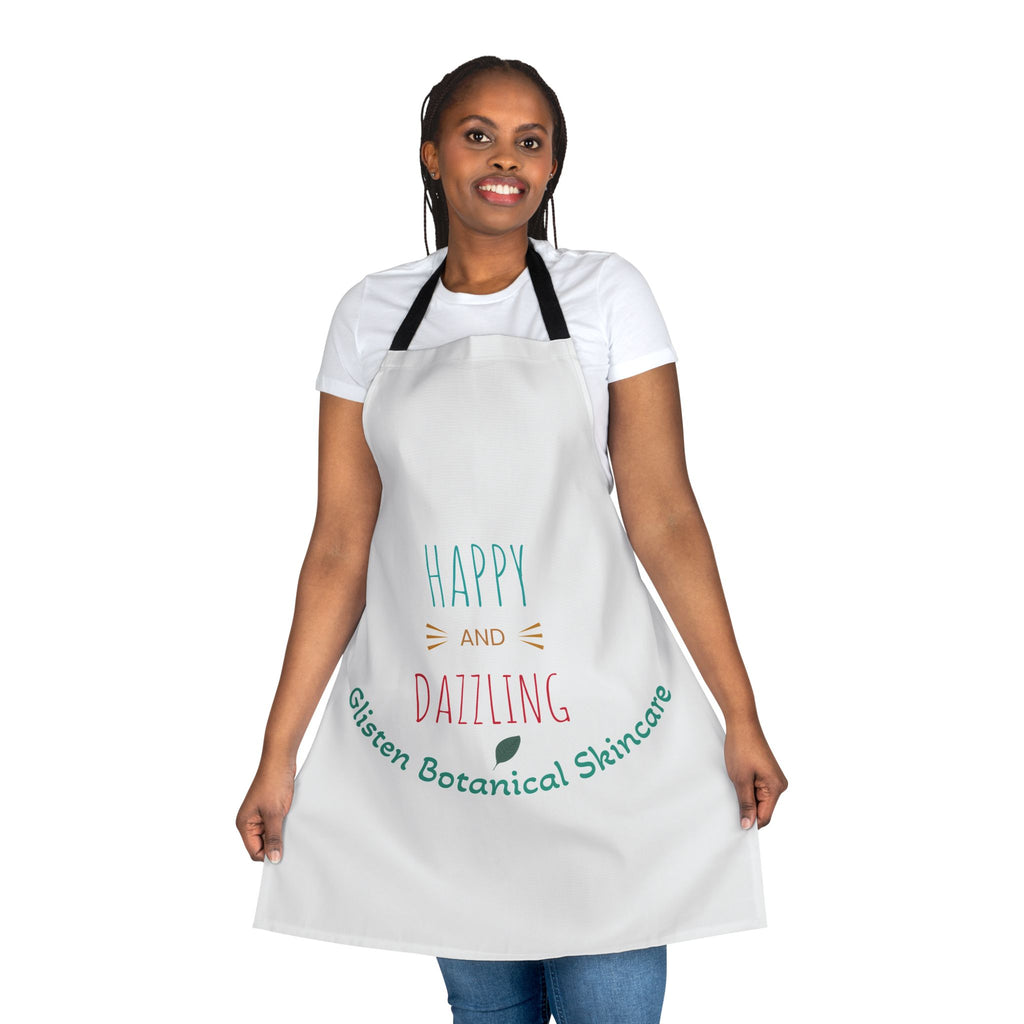 Happy and Dazzling Botanical Skincare Apron — Cute Spa/Beauty Gift