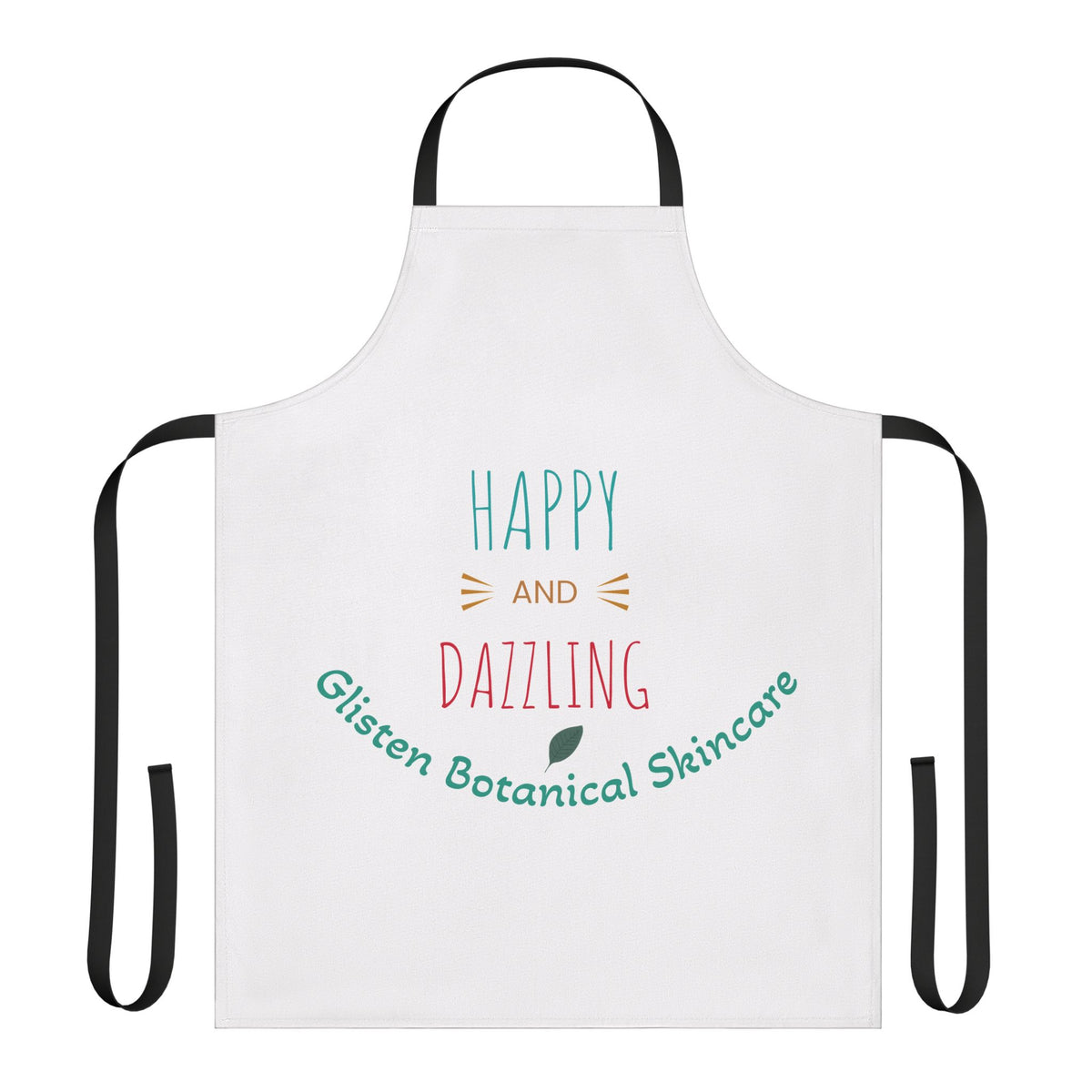 Happy and Dazzling Botanical Skincare Apron — Cute Spa/Beauty Gift
