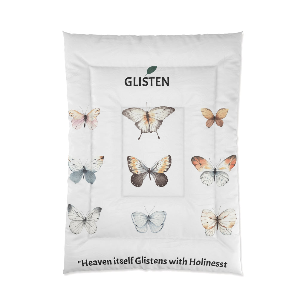 Comforter — 'Sweet Dreams' Pastel Paw Print Kids Comforter