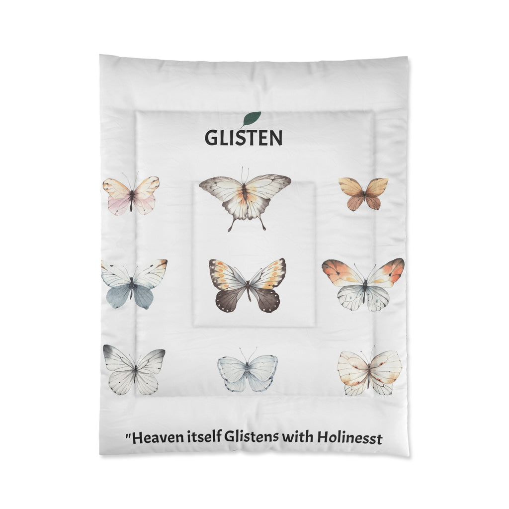 Comforter — 'Sweet Dreams' Pastel Paw Print Kids Comforter