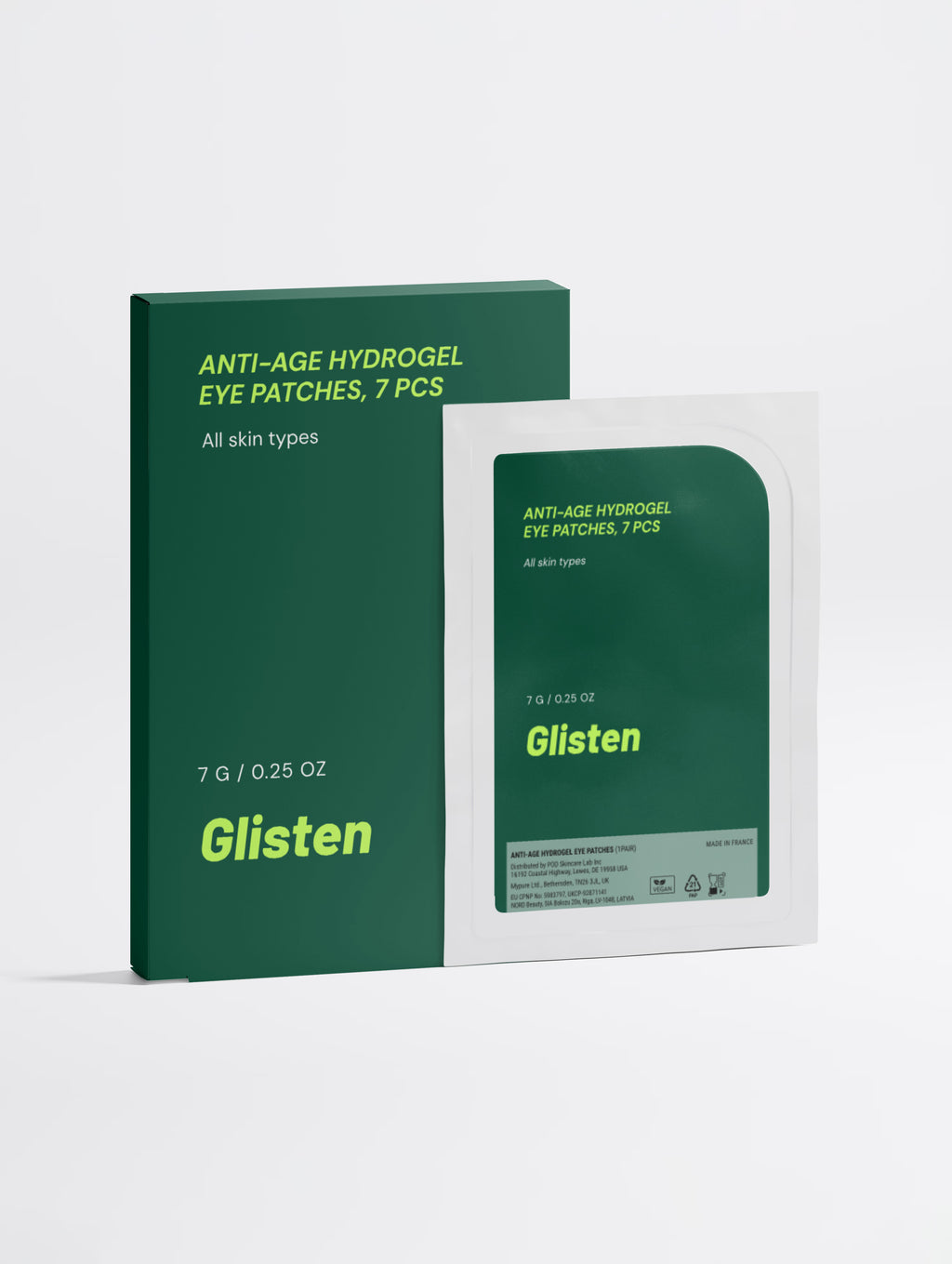 Anti-Age Hydrogel Eye Patches, 7 pcs