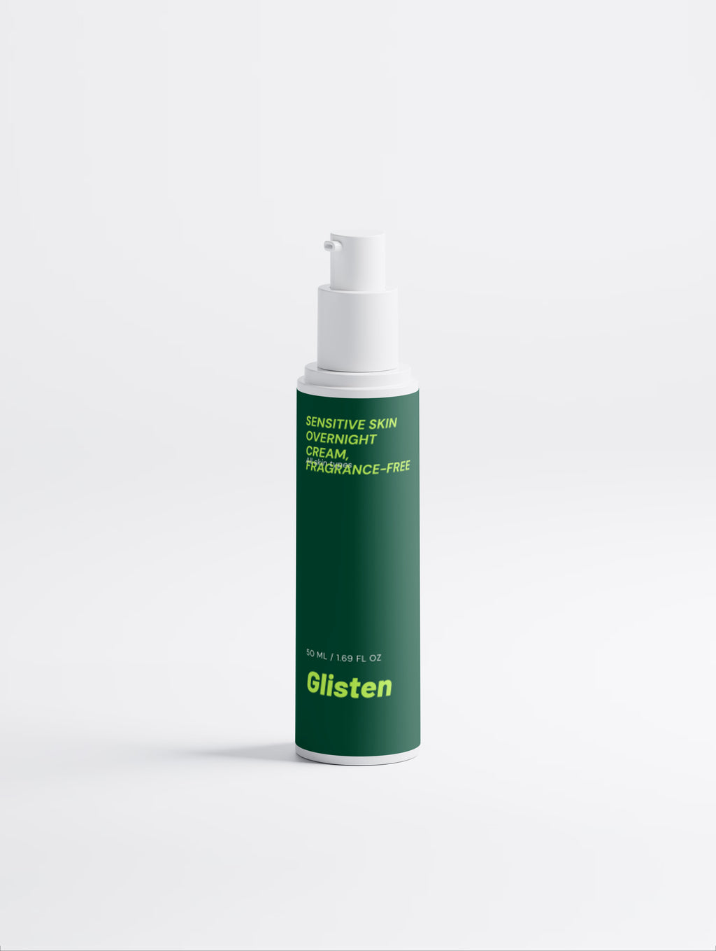 Glisten Sensitive Skin Overnight Cream, Fragrance-Free