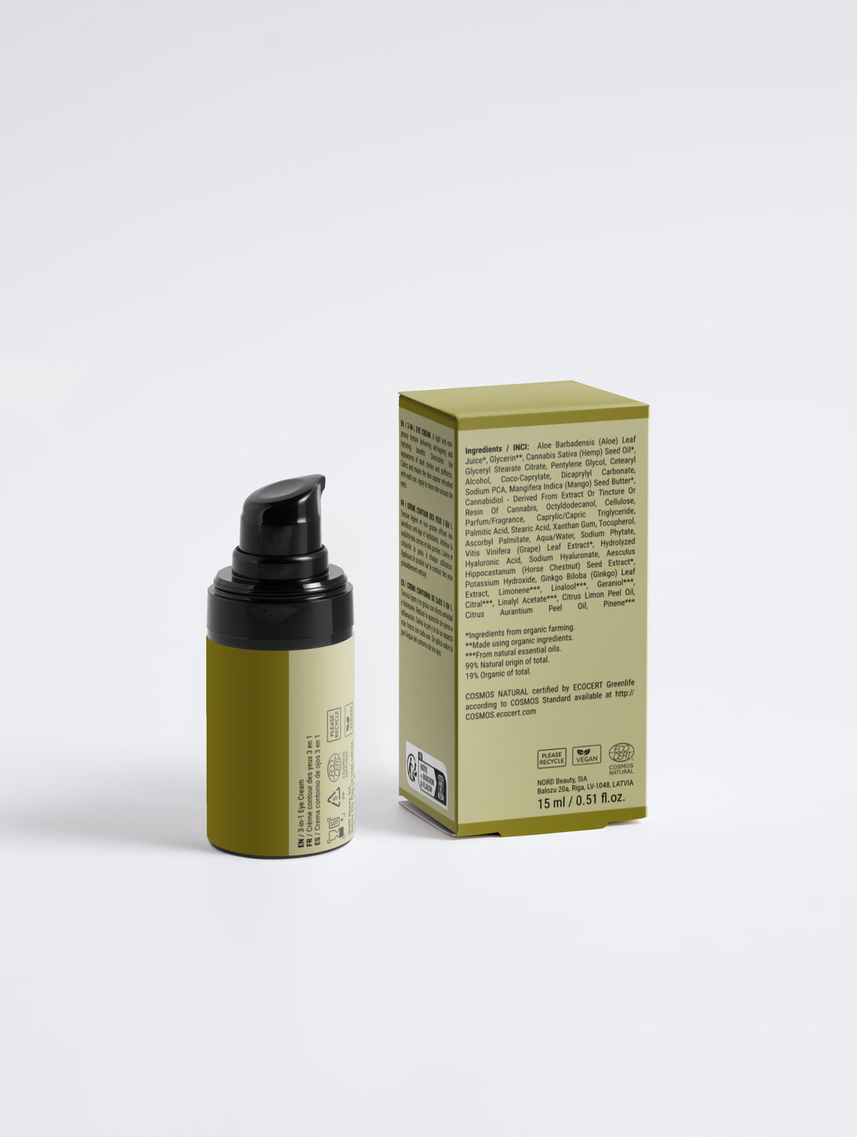 GLISTEN 3-in-1 Eye Cream for Men