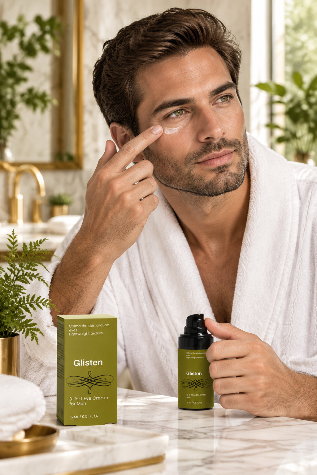 GLISTEN 3-in-1 Eye Cream for Men