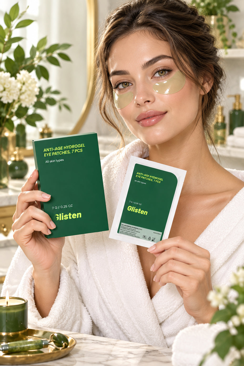Anti-Age Hydrogel Eye Patches, 7 pcs