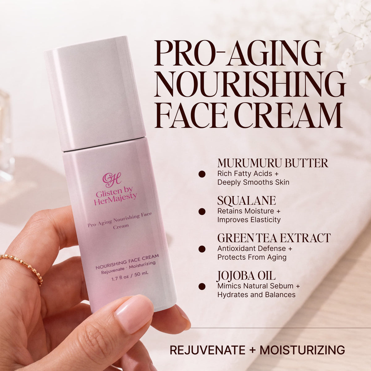 Glisten By HerMajesty Pro-Aging Nourishing Face Cream