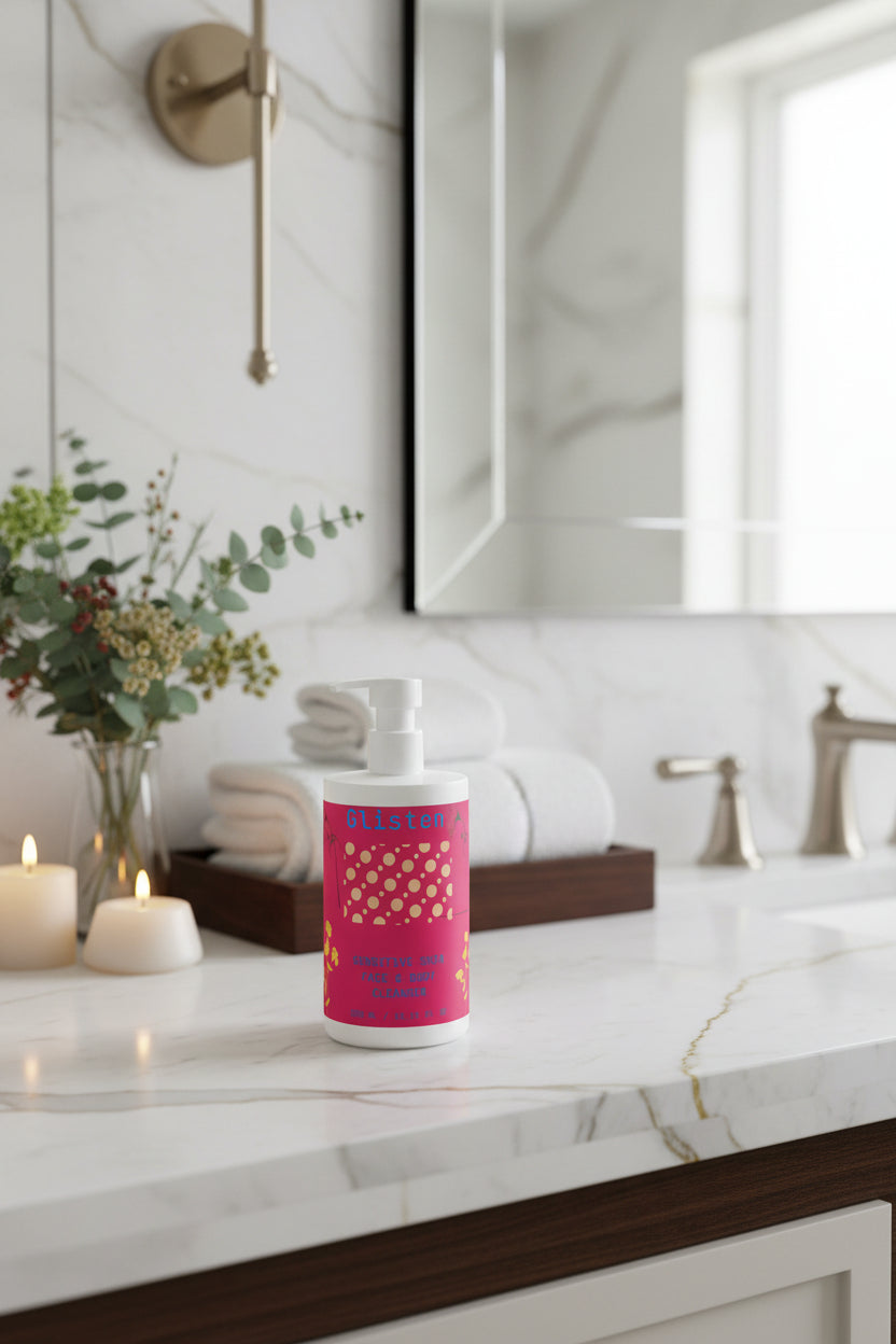 Glisten By HerMajesty Sensitive Skin Face & Body Cleanser
