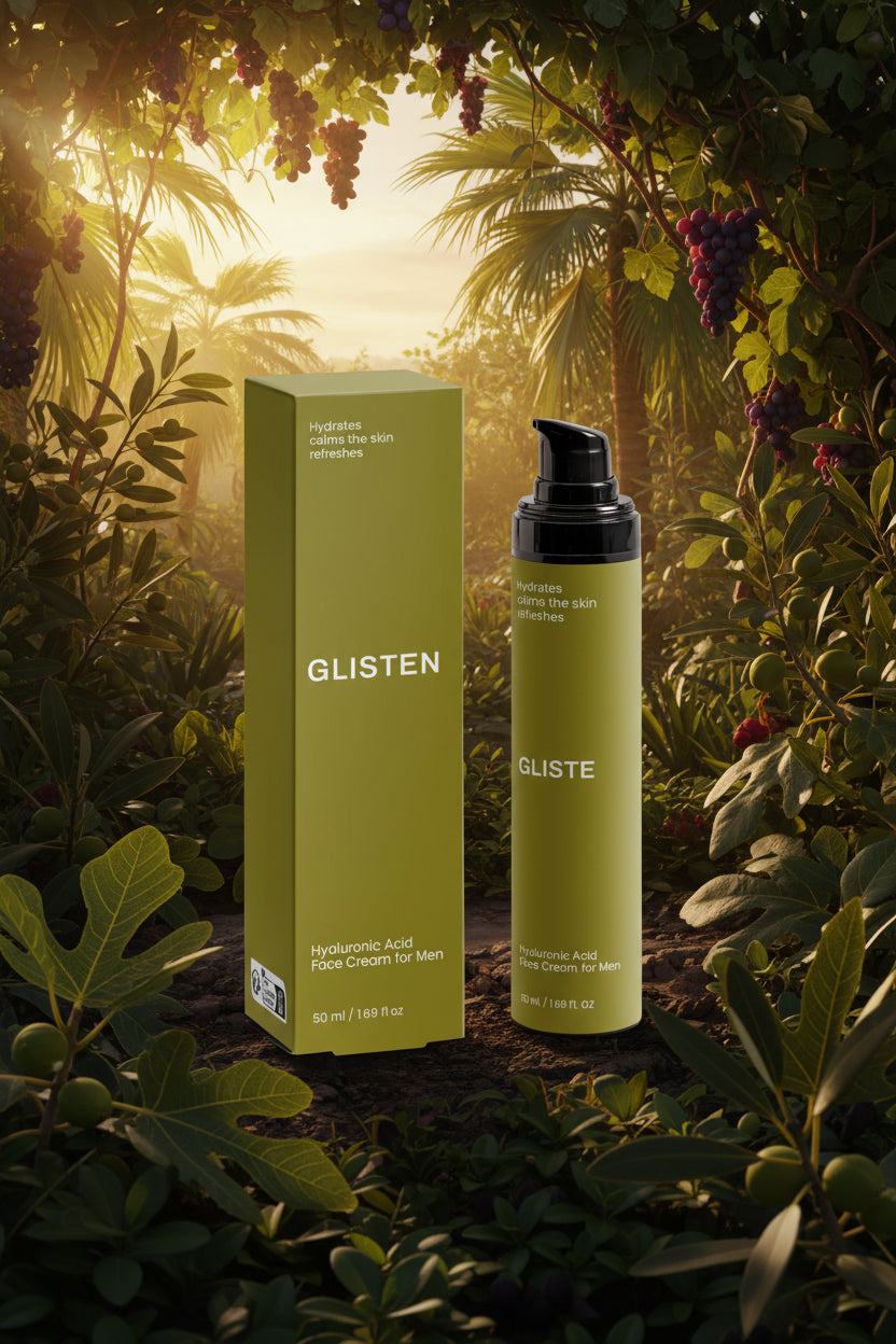 Glisten Hyaluronic Acid Face Cream for Men