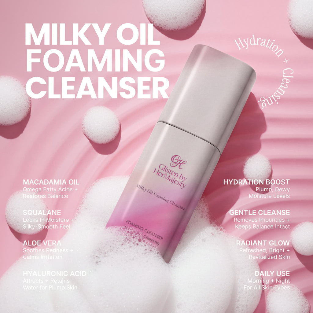 Glisten by Hermajesty Milky Oil Foaming Cleanser