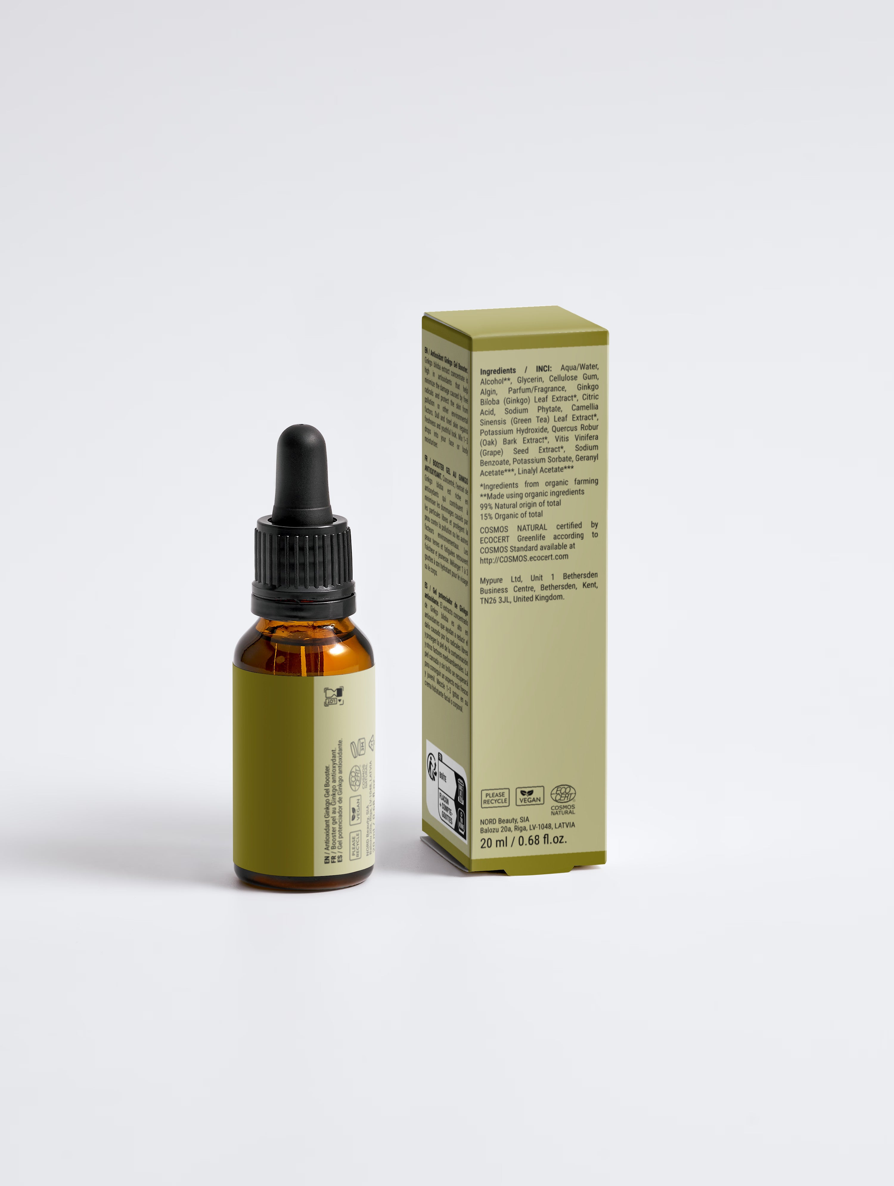 Antioxidant Ginkgo Gel Booster