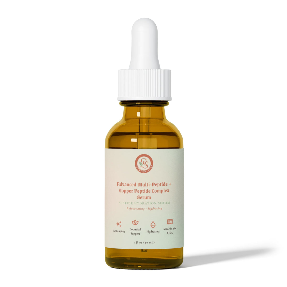 Glisten Skin Advanced Multi-Peptide + Copper Peptide Complex Serum