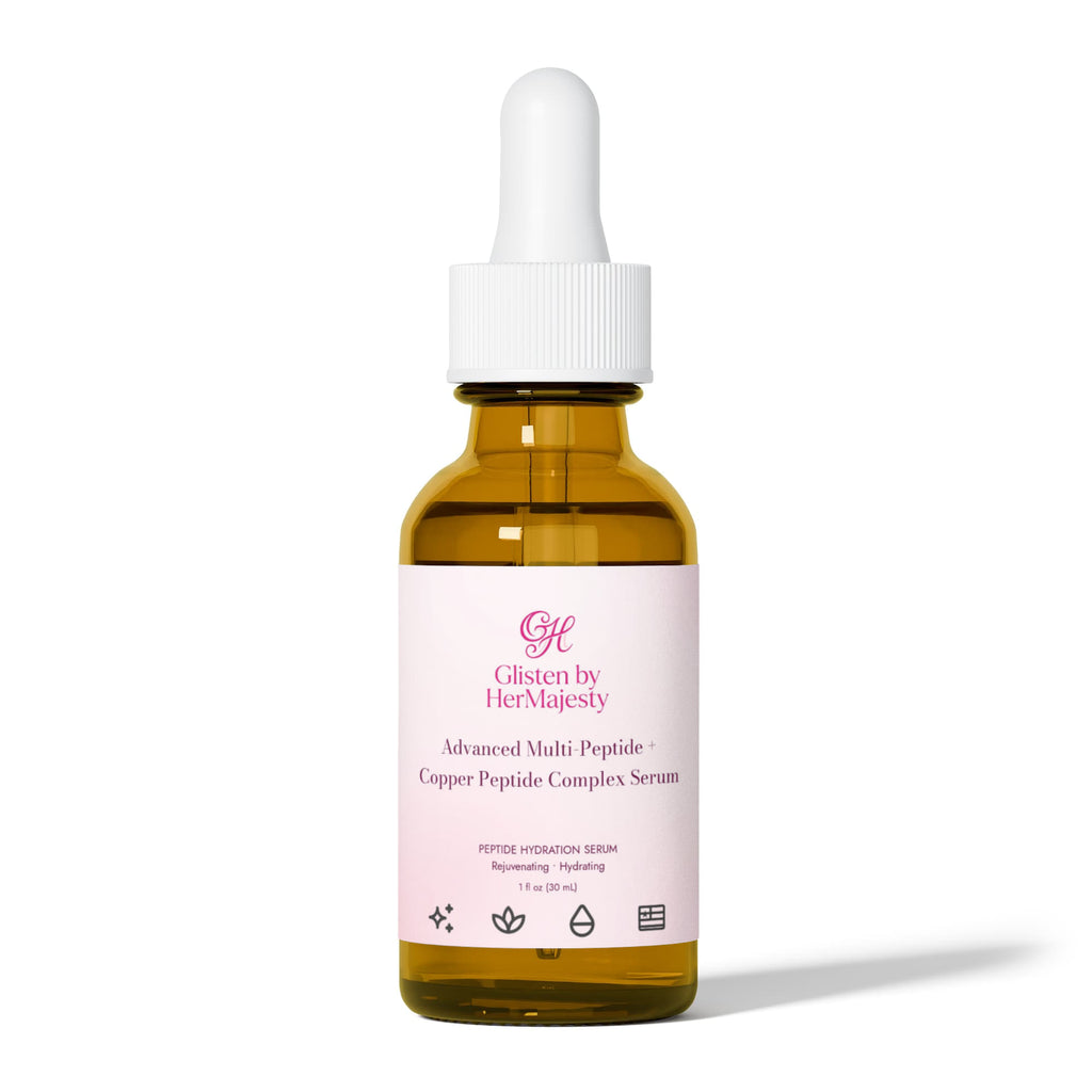 glisten By HerMajesty Advanced Multi-Peptide + Copper Peptide Complex Serum