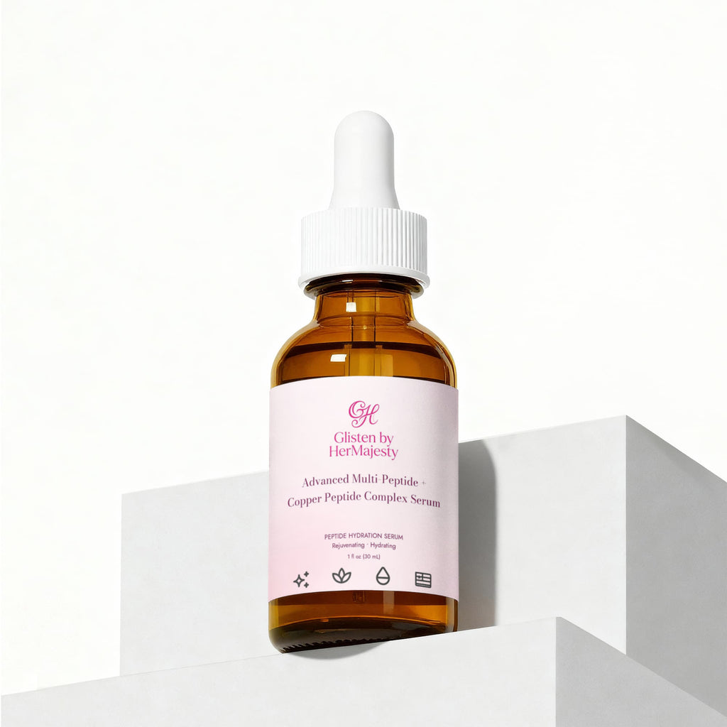 glisten By HerMajesty Advanced Multi-Peptide + Copper Peptide Complex Serum