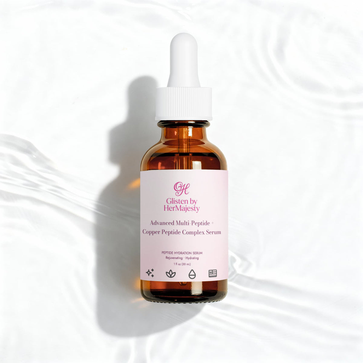 glisten By HerMajesty Advanced Multi-Peptide + Copper Peptide Complex Serum