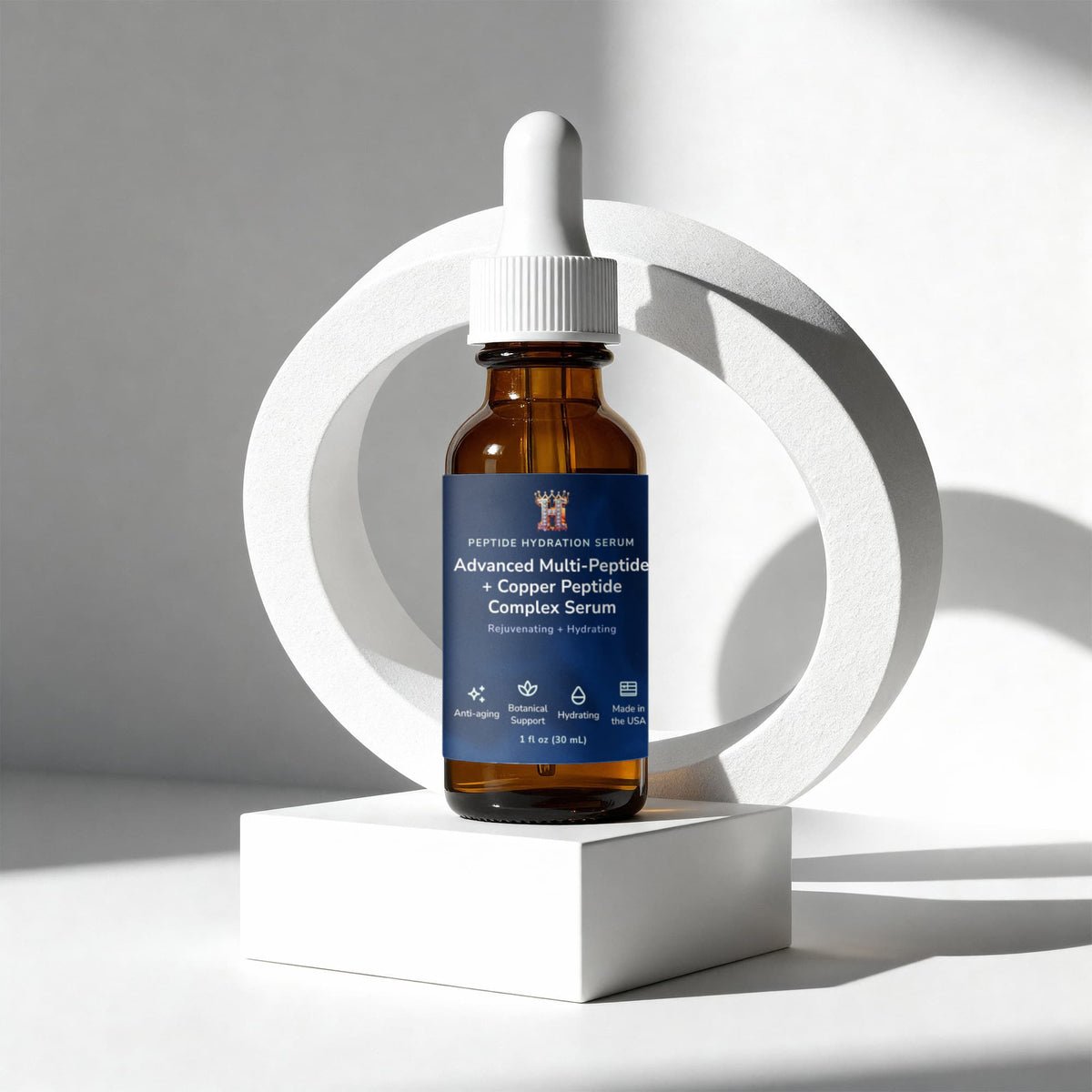 Glisten Skin Advanced Multi-Peptide + Copper Peptide Complex Serum