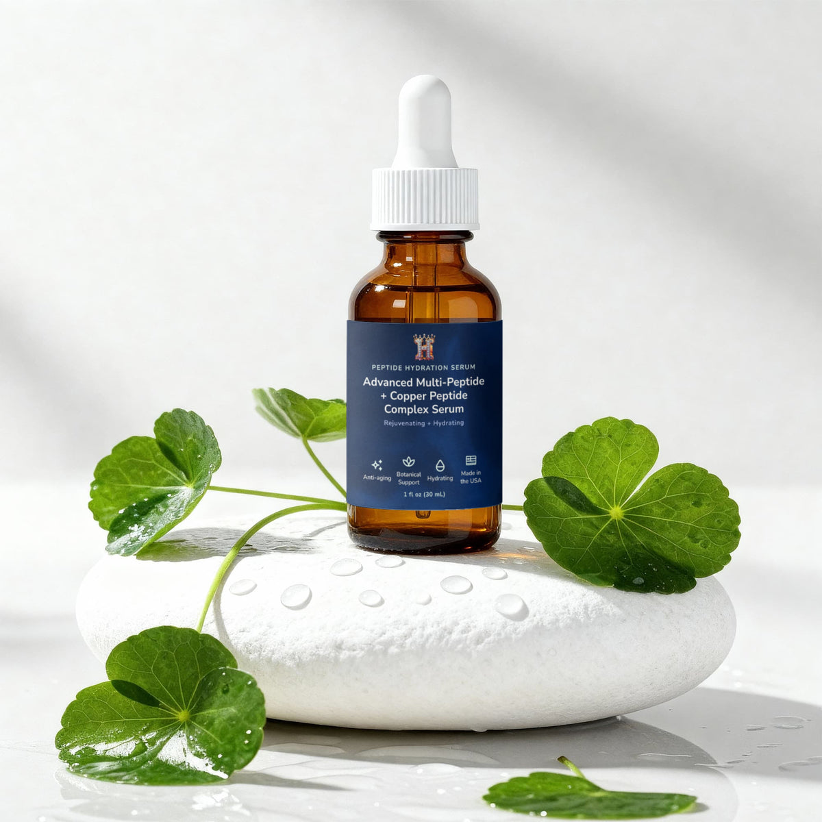 Glisten Skin Advanced Multi-Peptide + Copper Peptide Complex Serum
