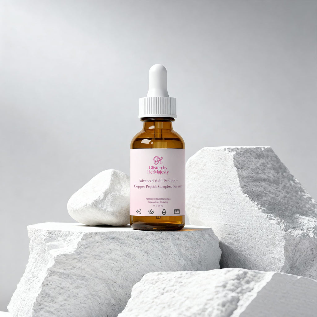 glisten By HerMajesty Advanced Multi-Peptide + Copper Peptide Complex Serum