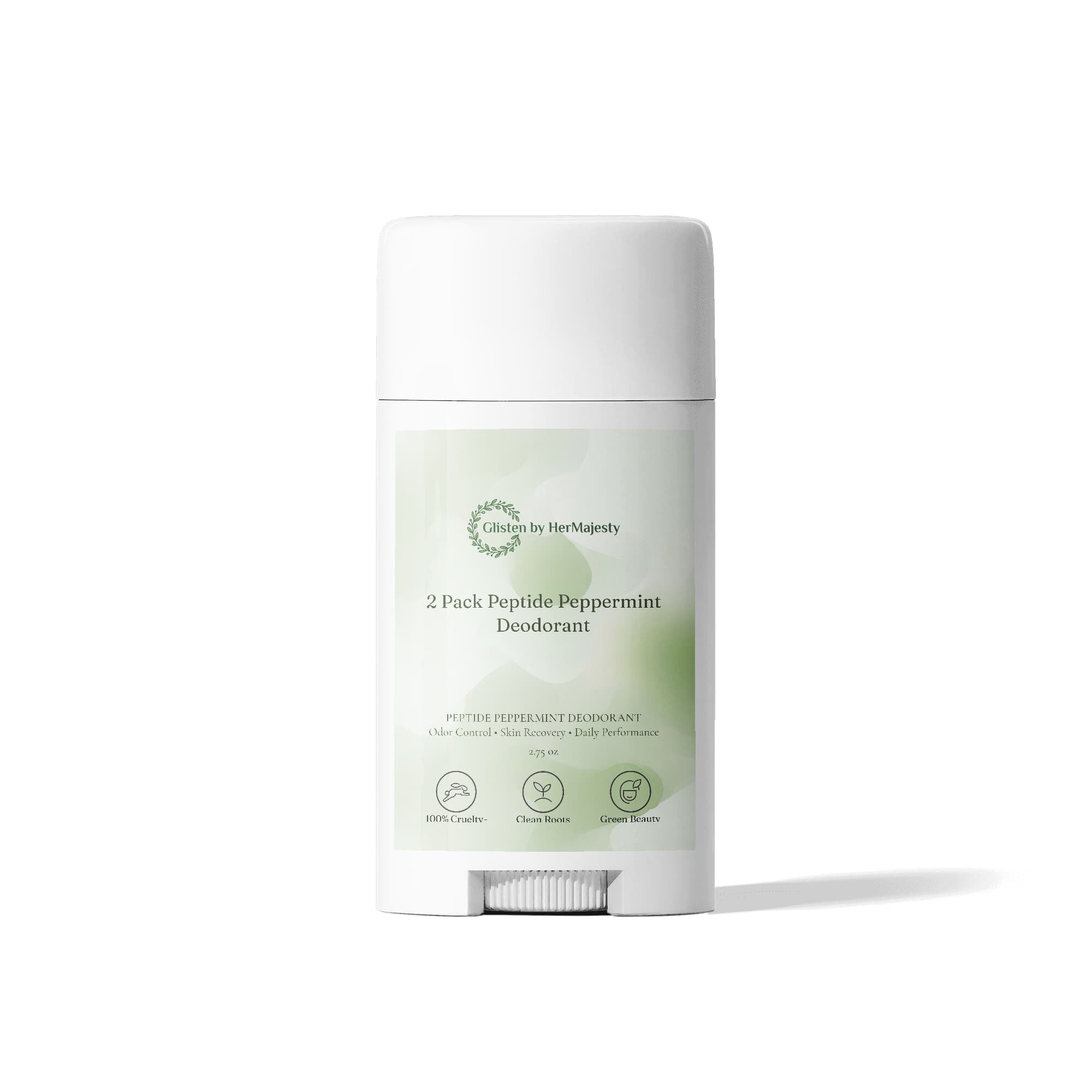 2 Pack Peptide Peppermint Deodorant