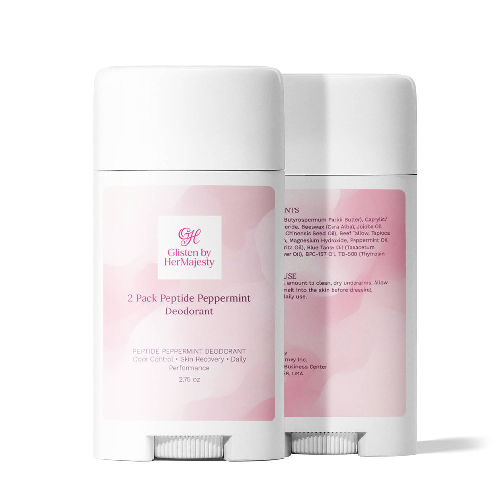 2 Pack Peptide Peppermint Deodorant