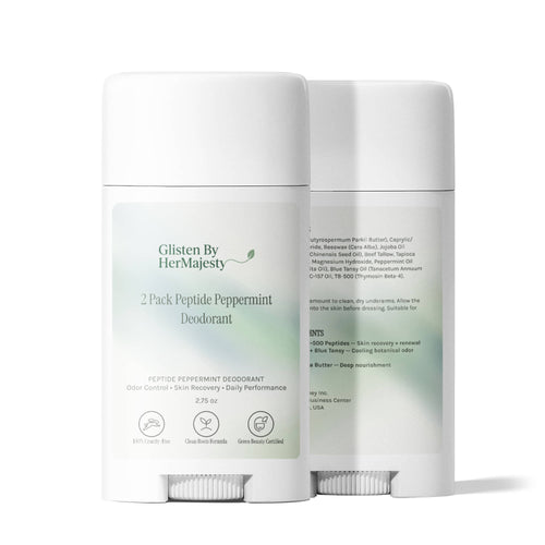 2 Pack Peptide Peppermint Deodorant