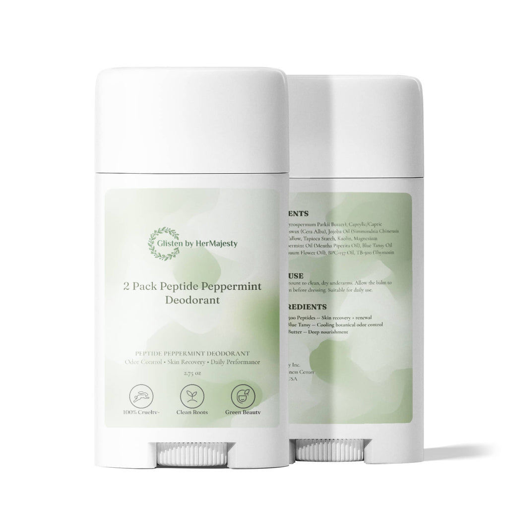 2 Pack Peptide Peppermint Deodorant