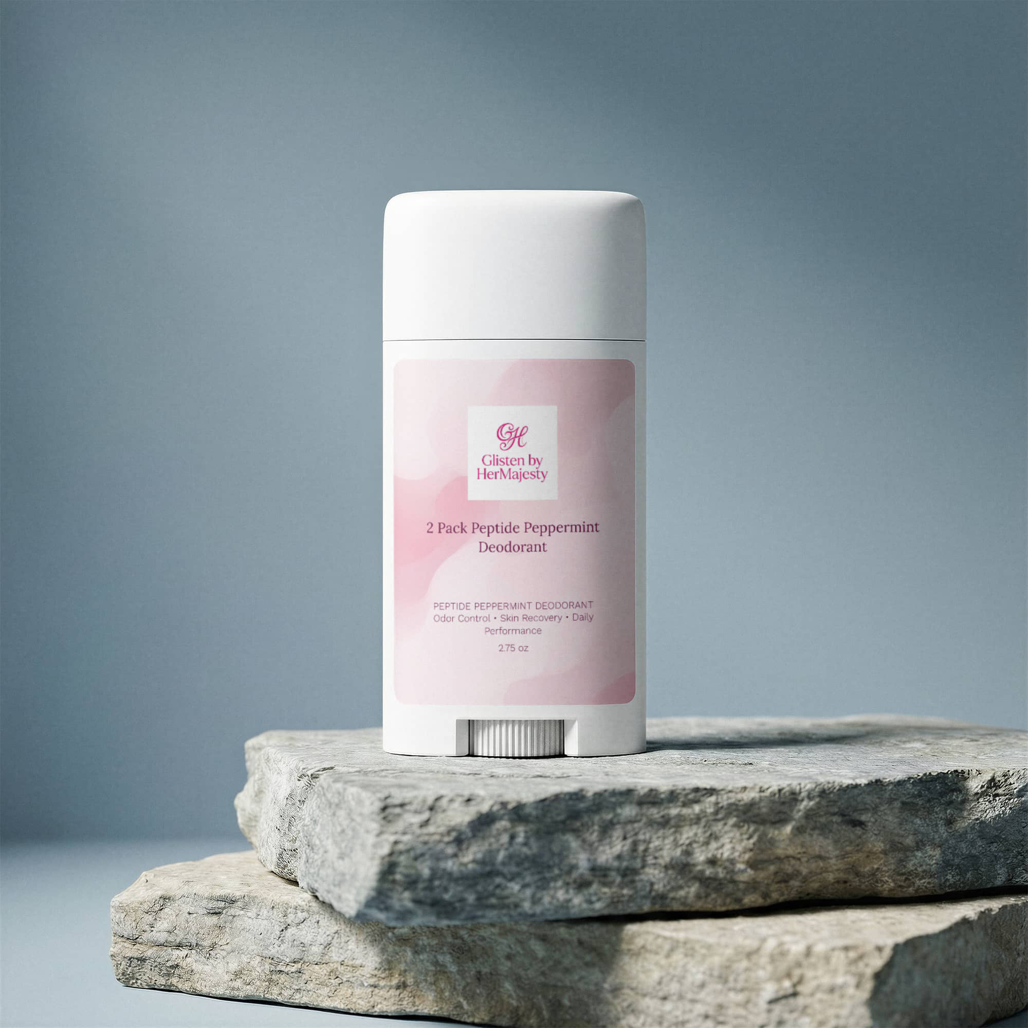 2 Pack Peptide Peppermint Deodorant