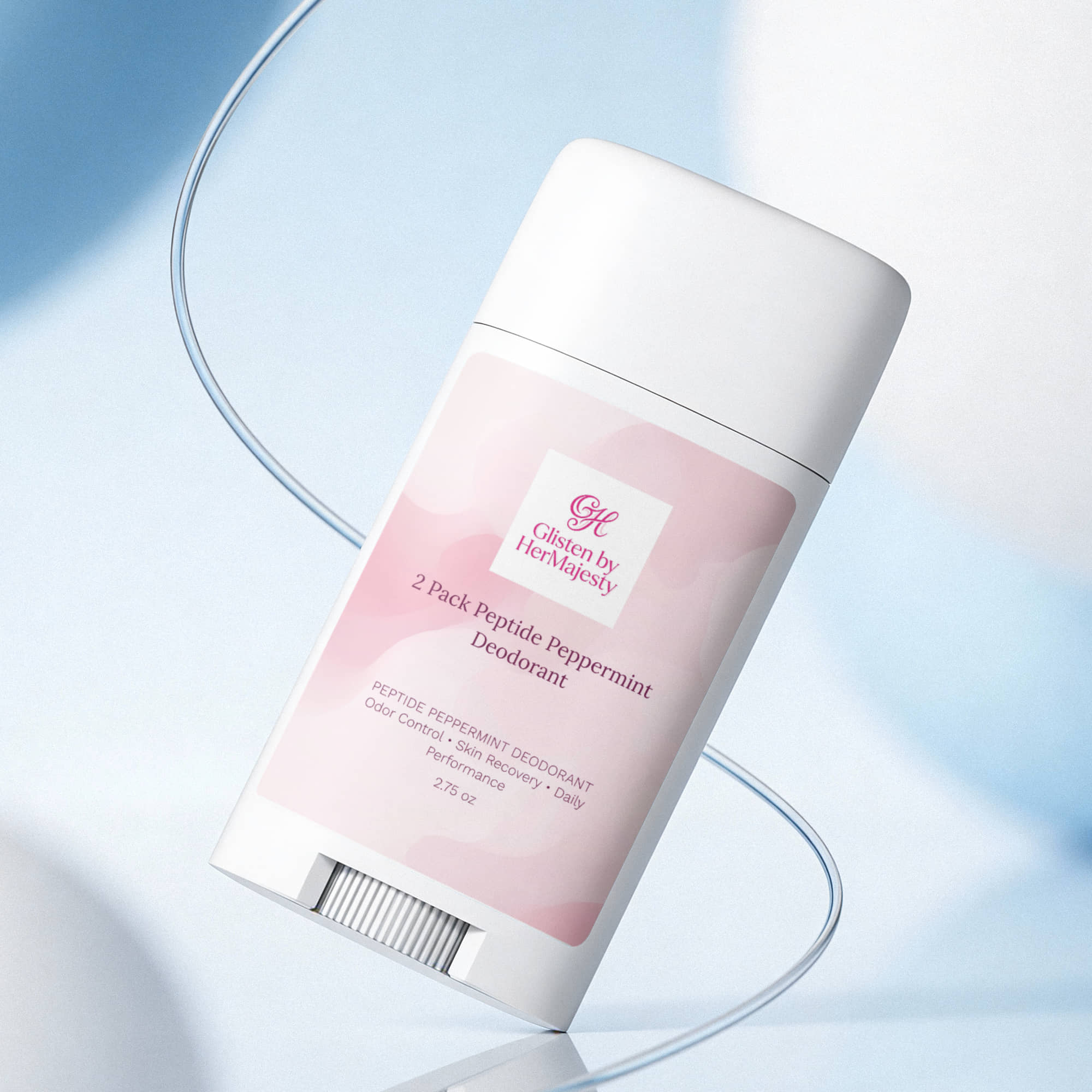 2 Pack Peptide Peppermint Deodorant