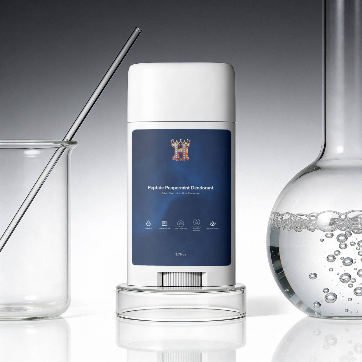 Glisten Skin Peptide Peppermint Deodorant