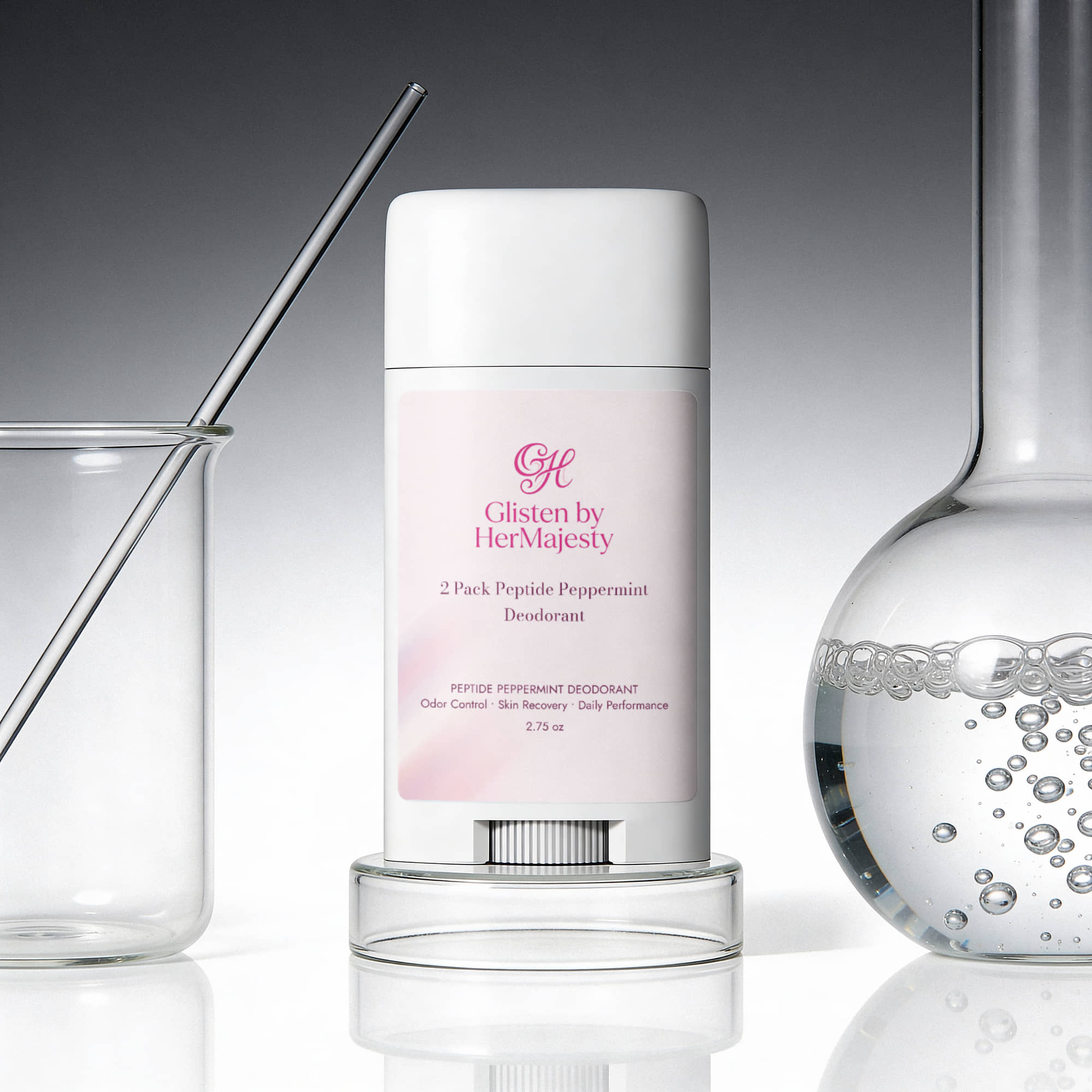 2 Pack Peptide Peppermint Deodorant