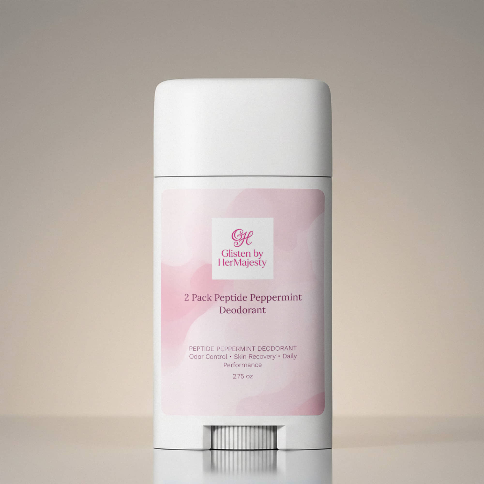 2 Pack Peptide Peppermint Deodorant
