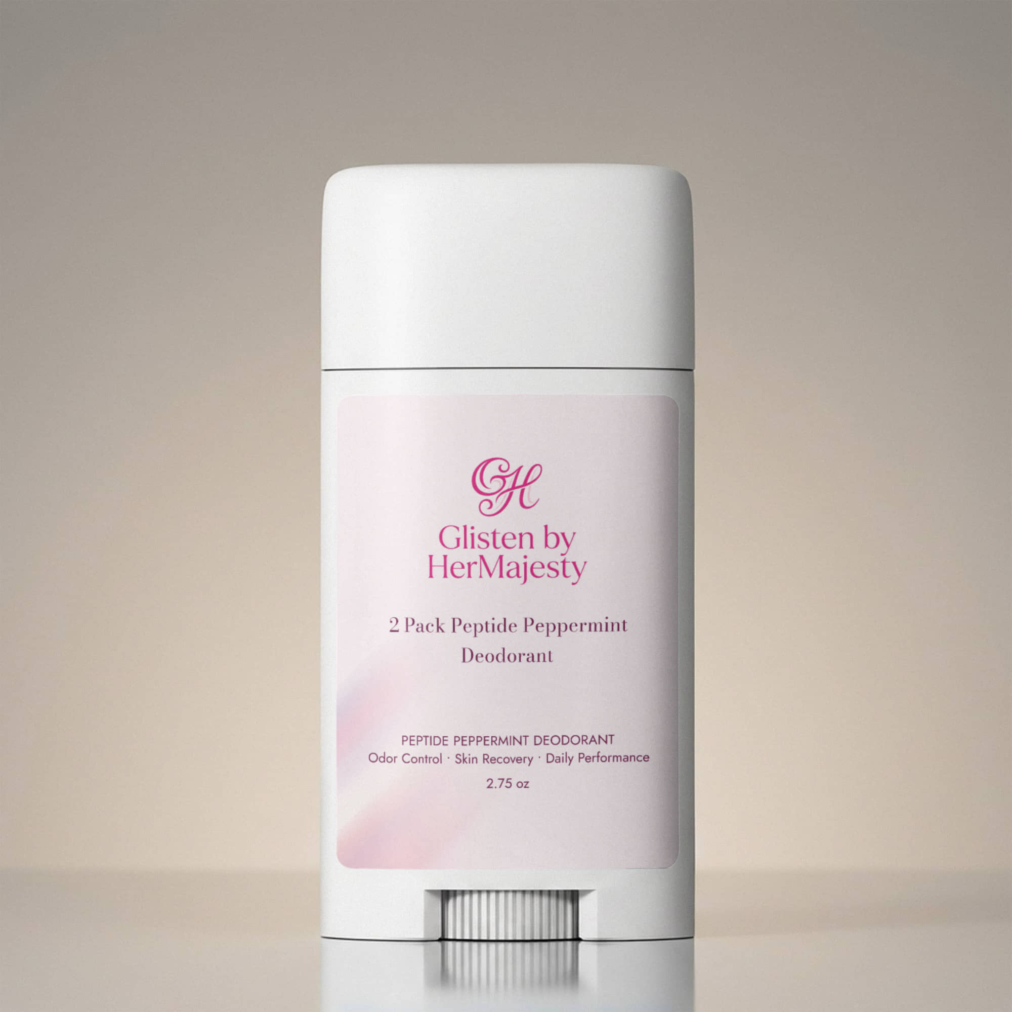 2 Pack Peptide Peppermint Deodorant