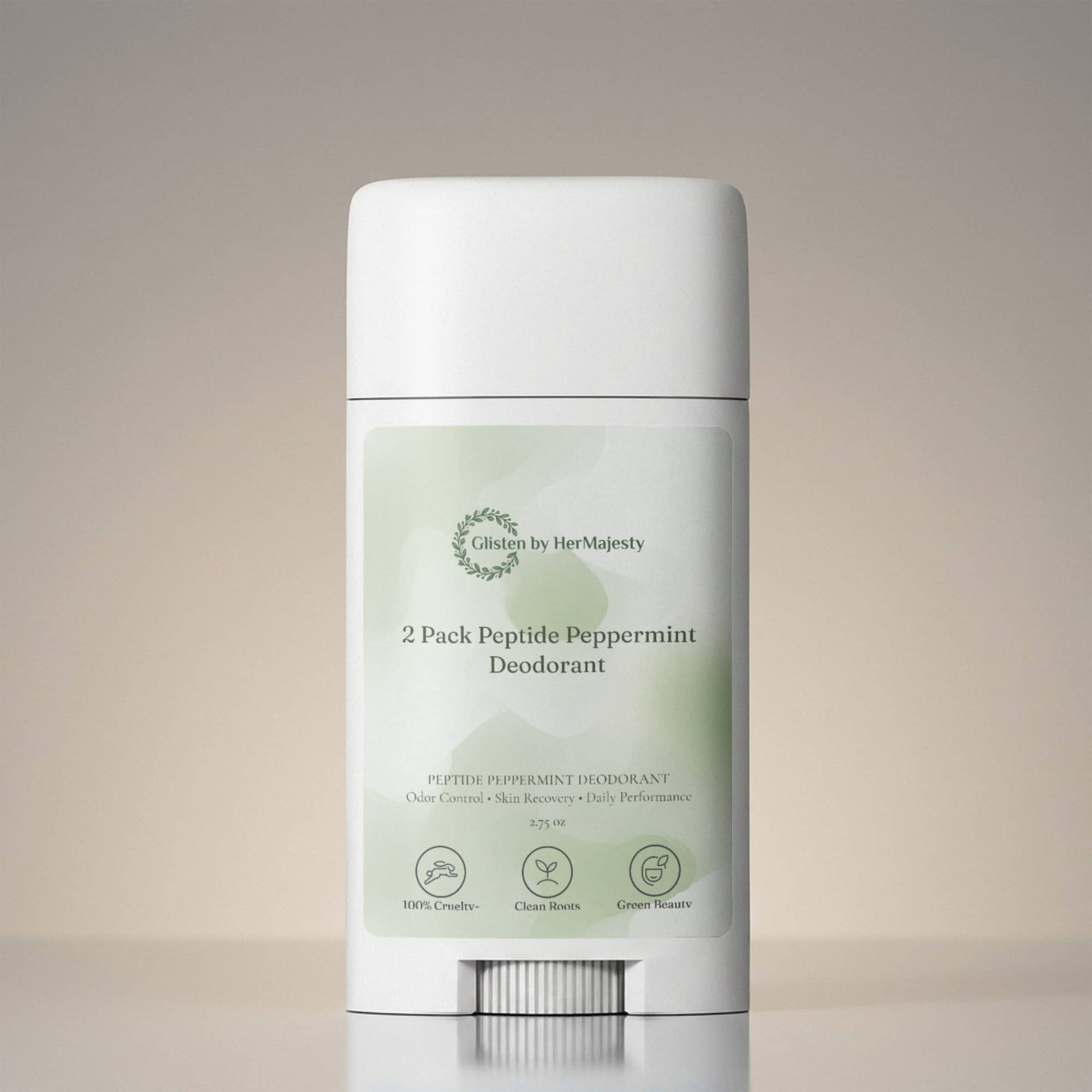 2 Pack Peptide Peppermint Deodorant