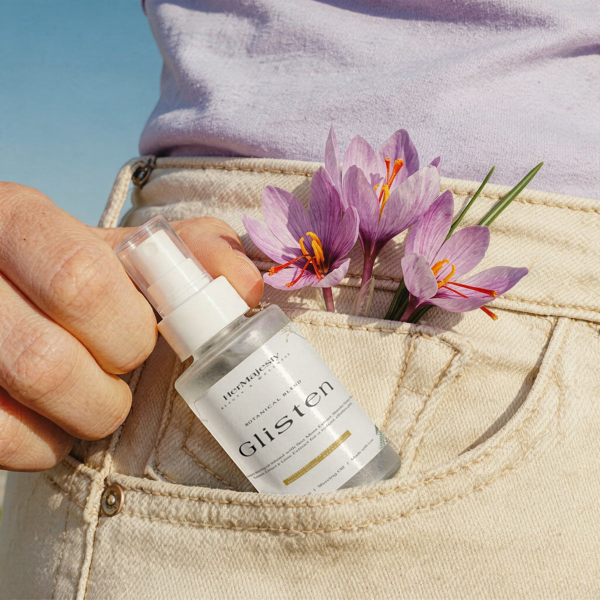 Glisten Saffron Stem Cell Peptide Toner