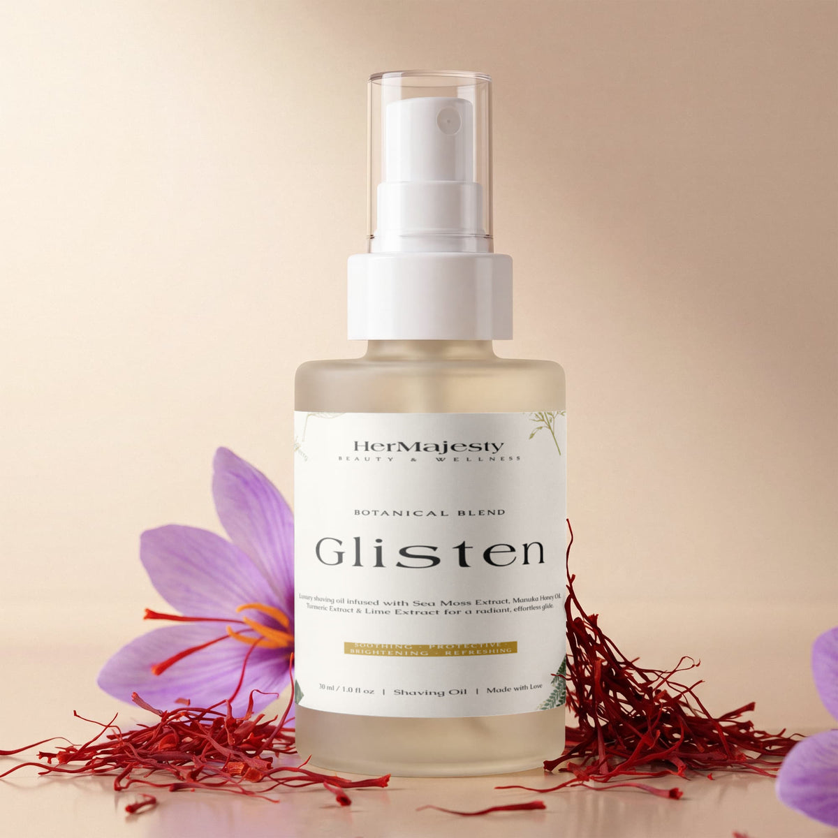 Glisten Saffron Stem Cell Peptide Toner