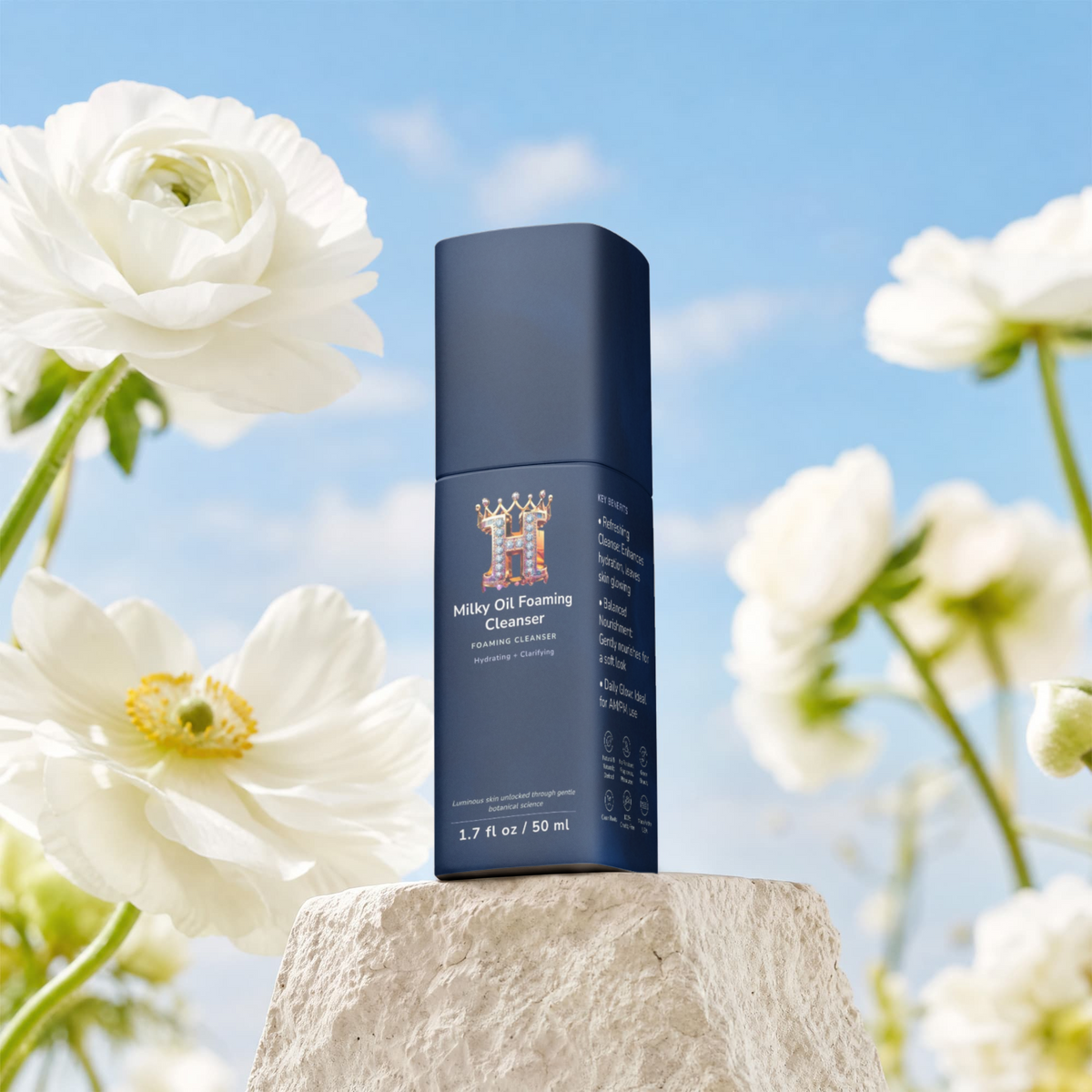 Glisten Skin Milky Oil Foaming Cleanser