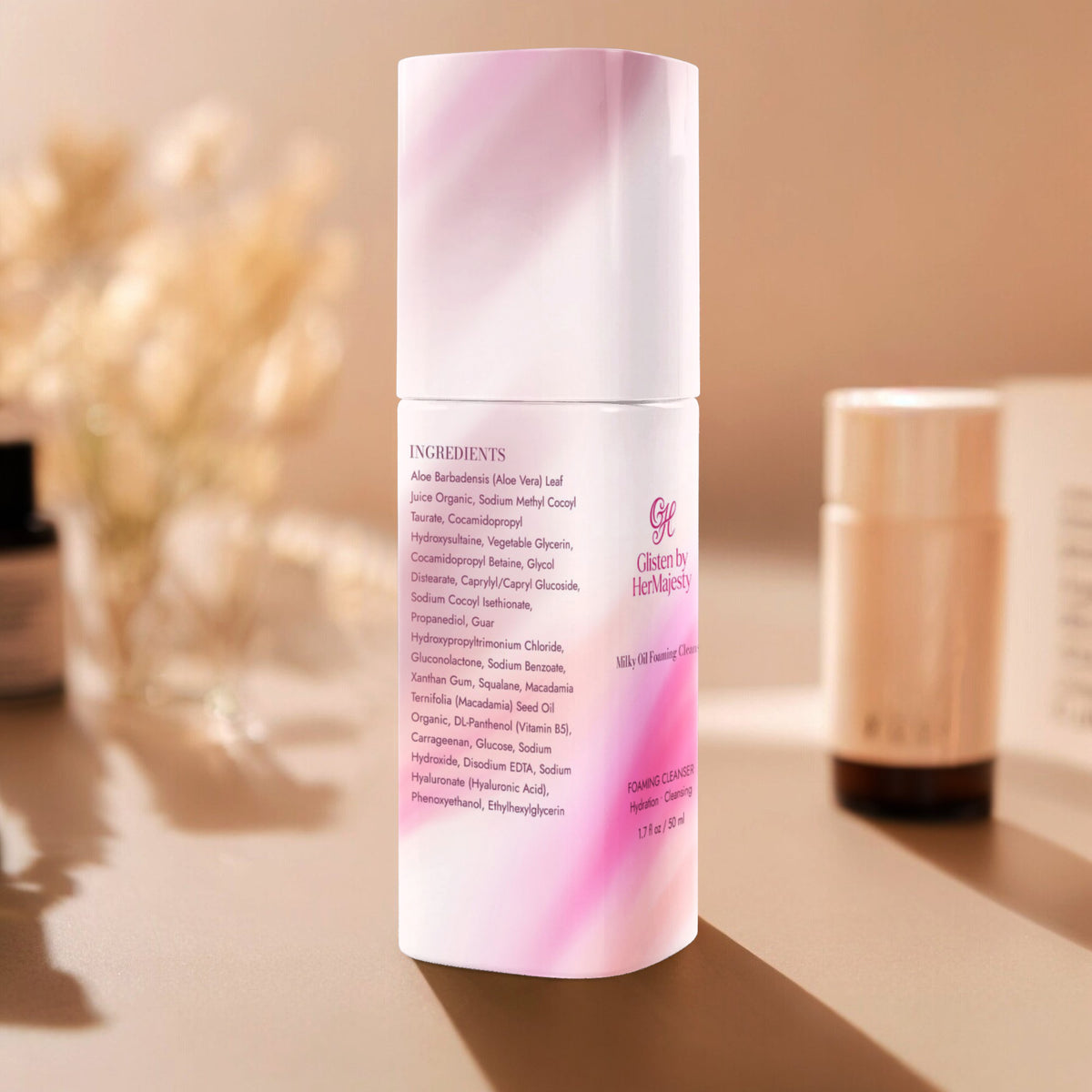 Glisten by Hermajesty Milky Oil Foaming Cleanser