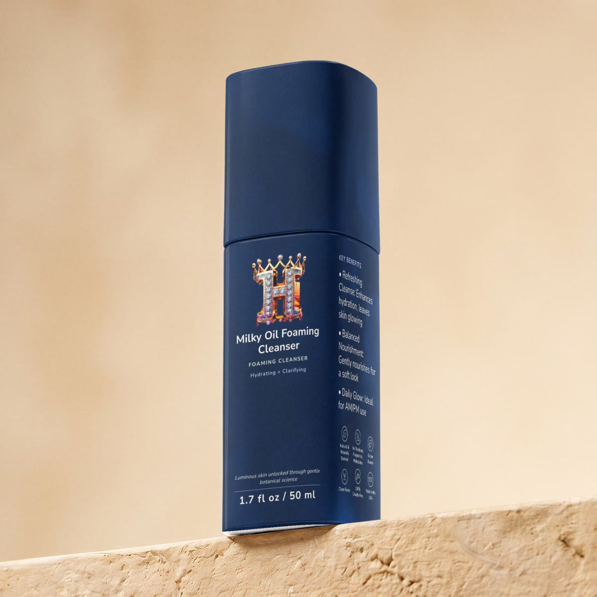 Glisten Skin Milky Oil Foaming Cleanser